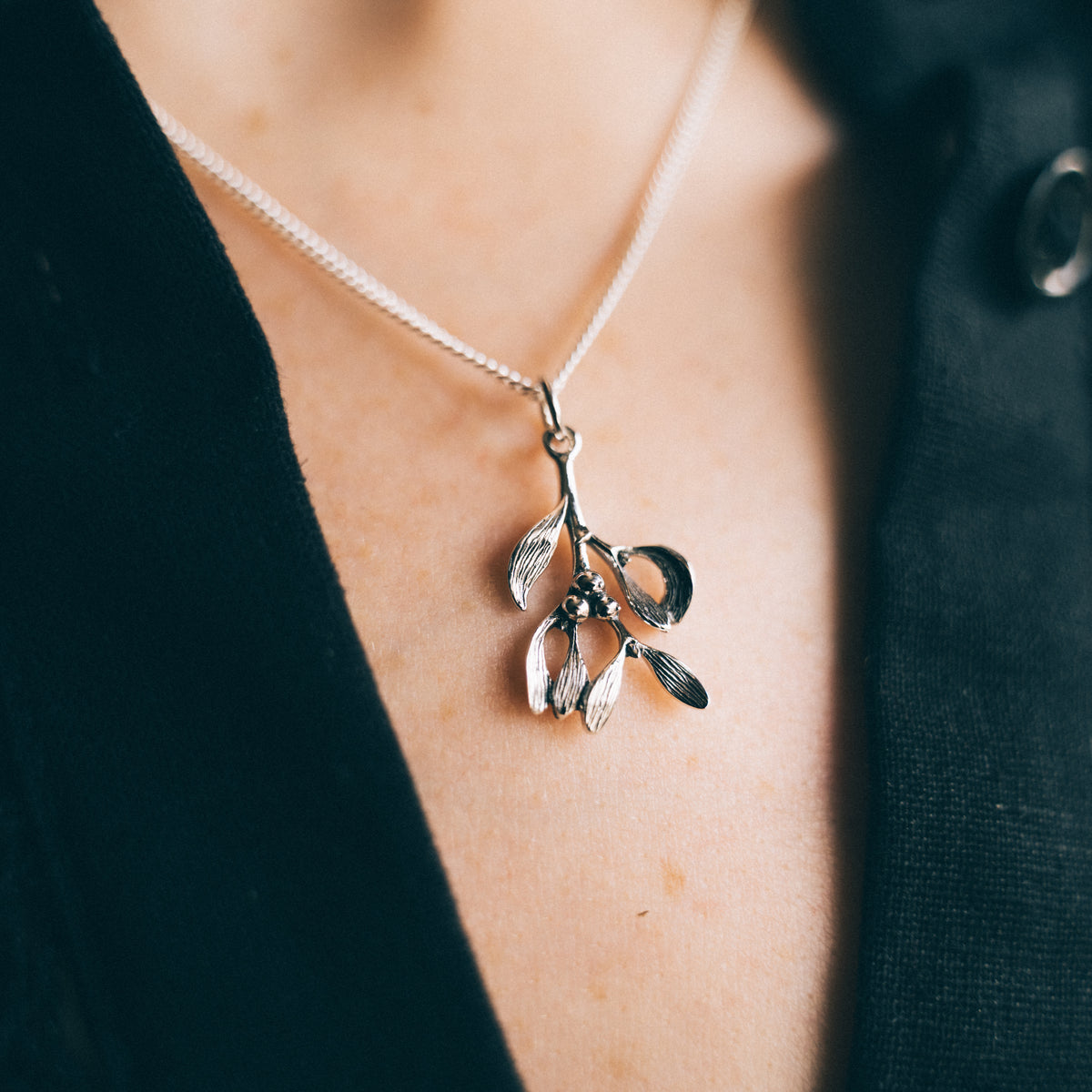 MISTLETOE - Sterling Silver Necklace