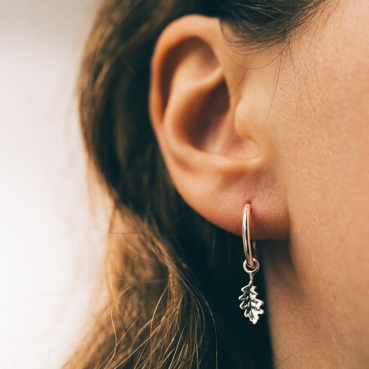 AUTUMNS CHARM - Sterling Silver Hoops