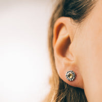 JOY - Citrine & Sterling Silver Studs