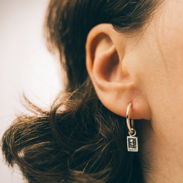 TAROT - Sterling Silver Hoops