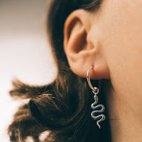 SERPENT - Sterling Silver Hoops