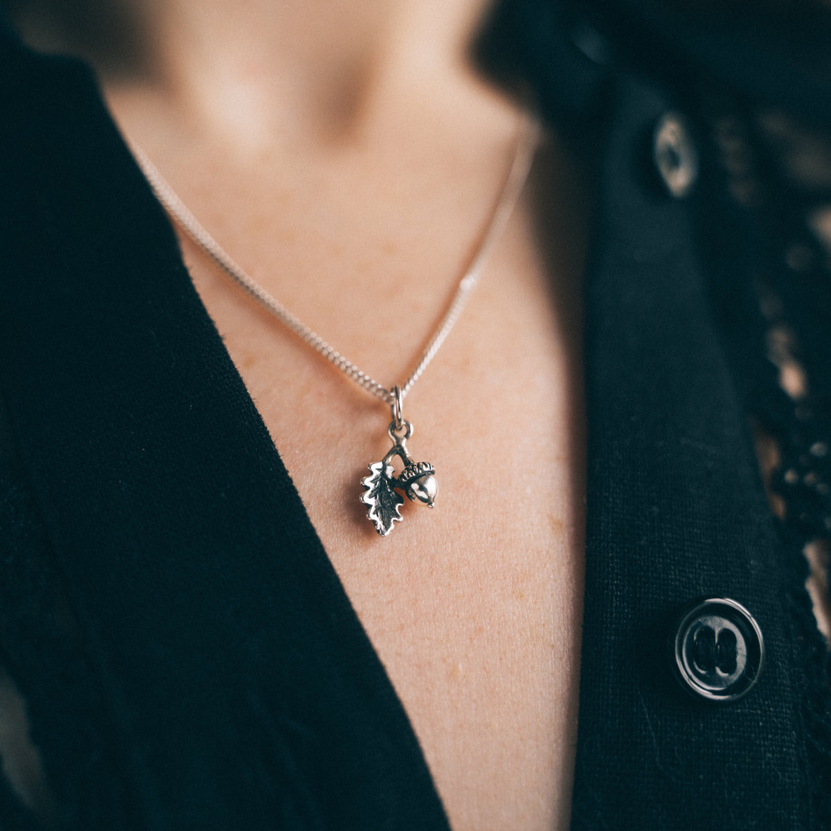 AUTUMNS CHARM - Sterling Silver Necklace