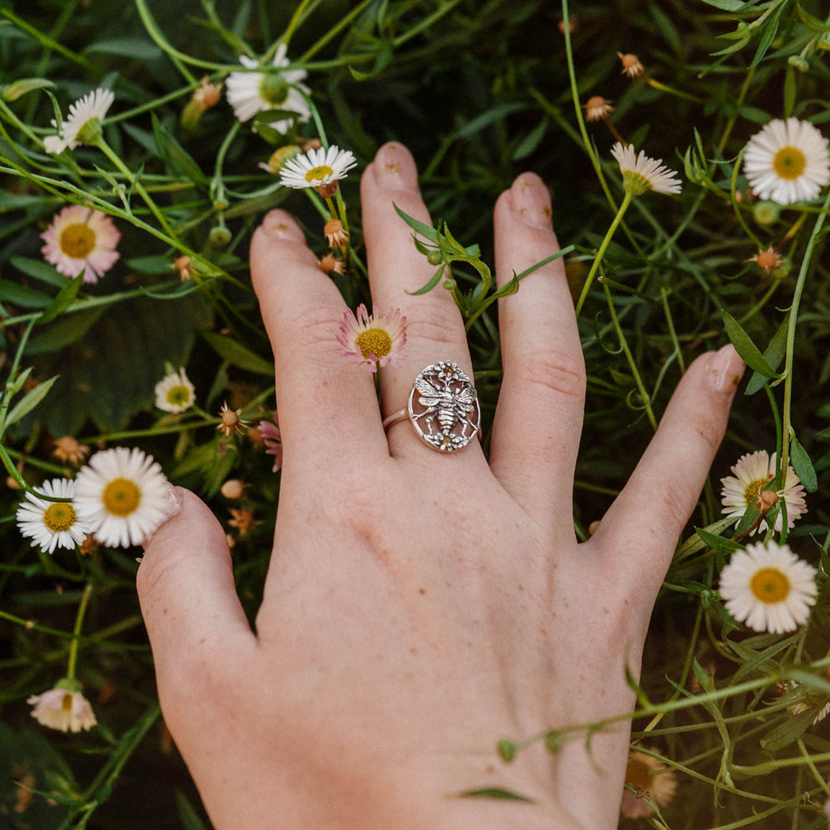 POLLEN - Sterling Silver & Citrine Ring