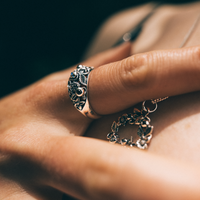 STRAWBERRY PATCH - Moonstone, Garnet & Sterling Silver Necklace