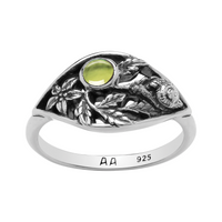 SECRET GARDEN - Peridot & Sterling Silver Ring