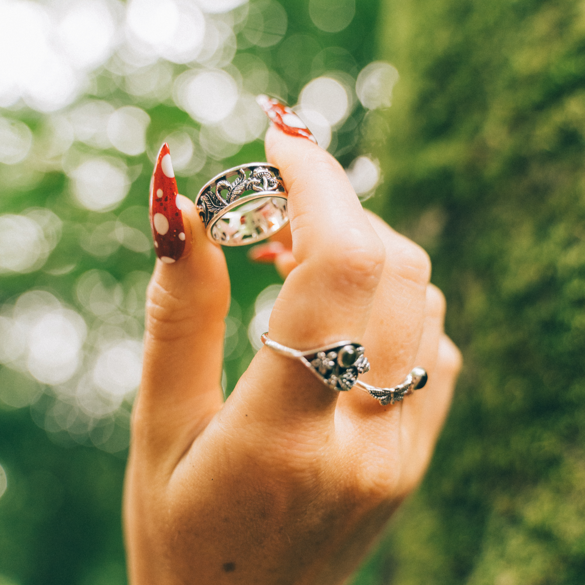 FERN & FUNGI - Sterling Silver Ring