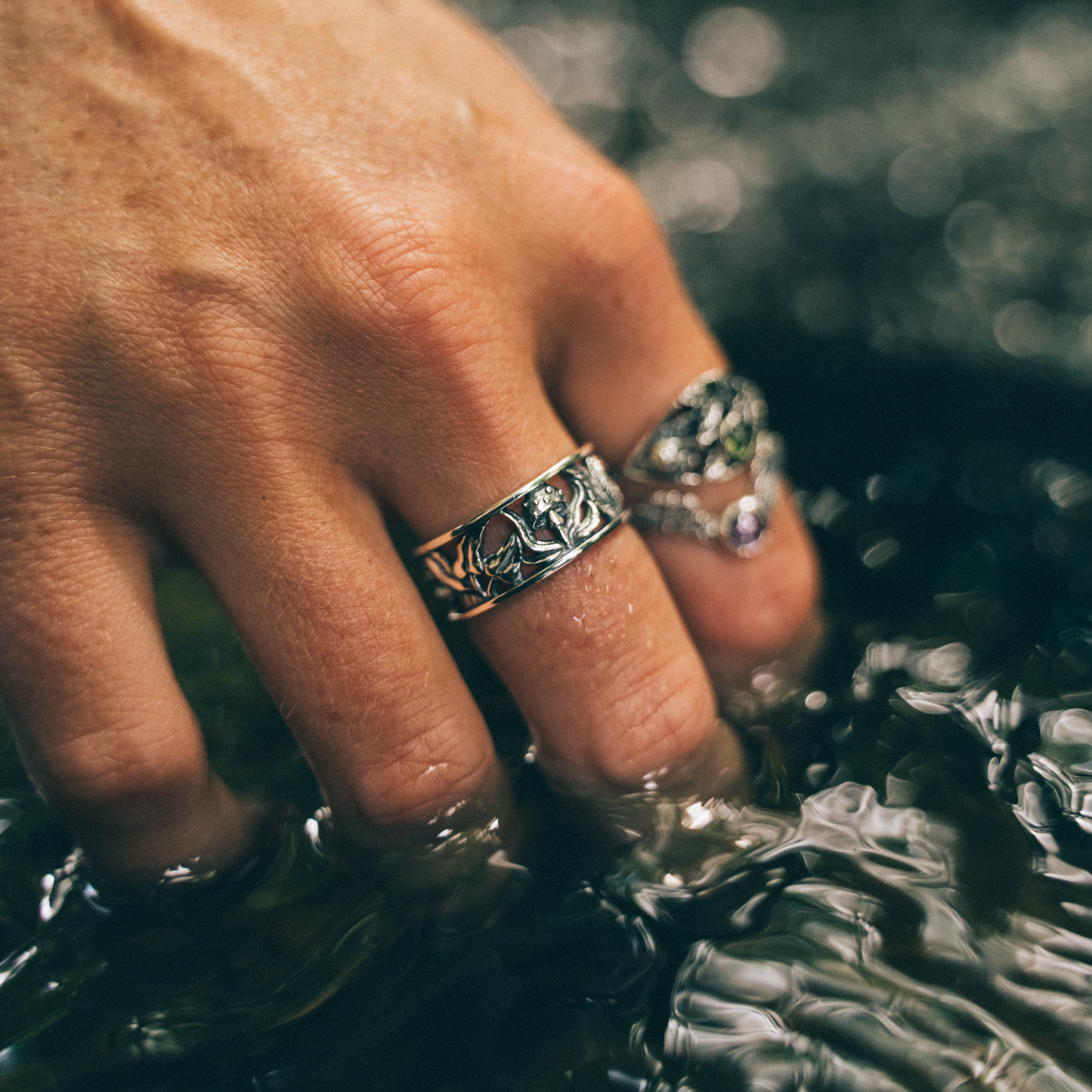 FERN & FUNGI - Sterling Silver Ring