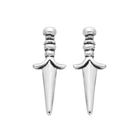 Sterling silver dagger necklace gothic alternative jewellery