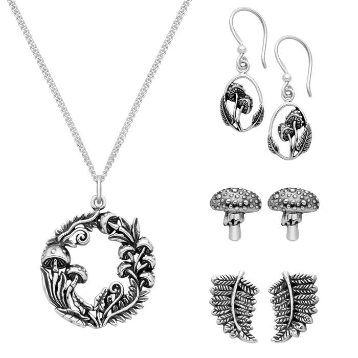 FERN & FUNGI - Sterling Silver Gift Set