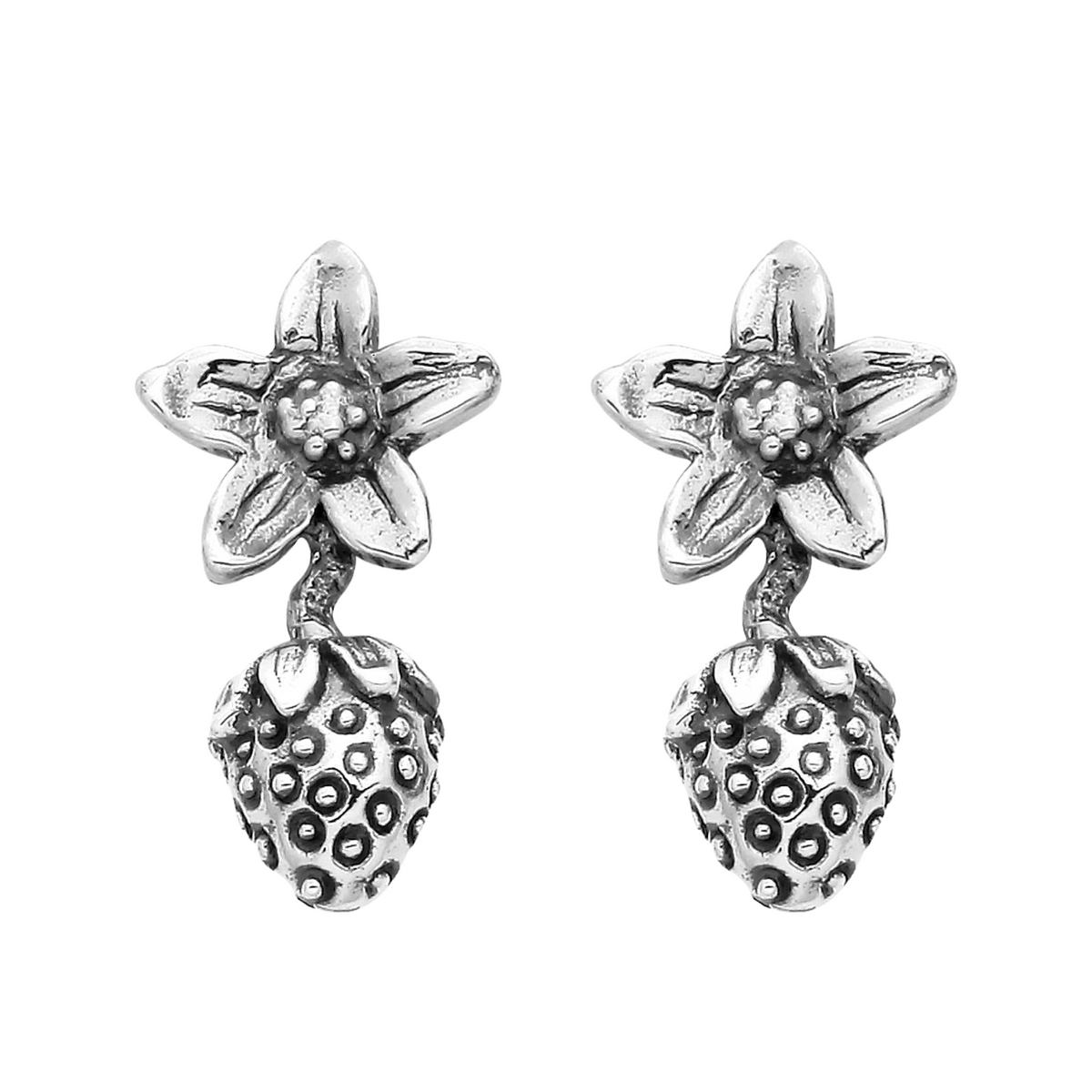STRAWBERRY PATCH - Sterling Silver Studs