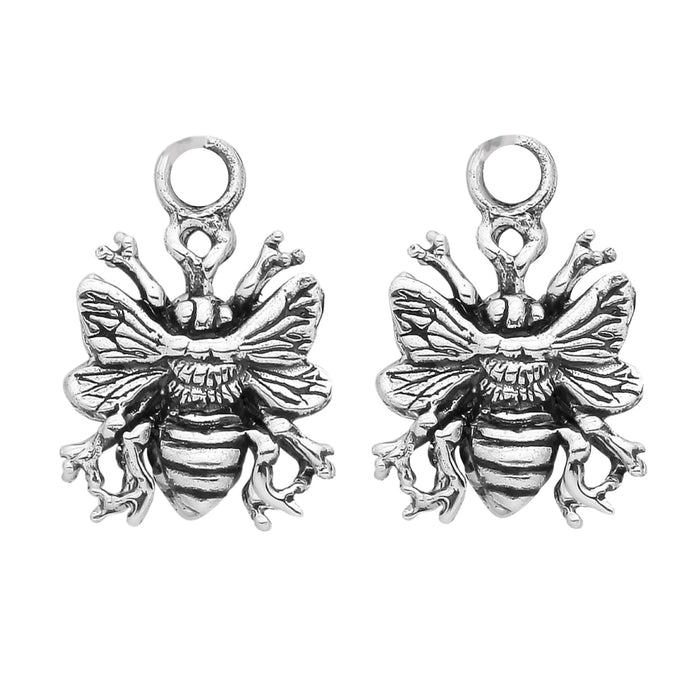 SWARM - Sterling Silver Hoop Charms