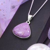 PROPHECY - Sterling Silver & Purpurite Necklace