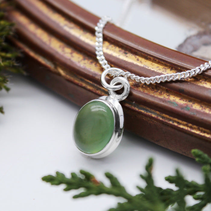 BRAMBLE - Sterling Silver & Serpentine Necklace