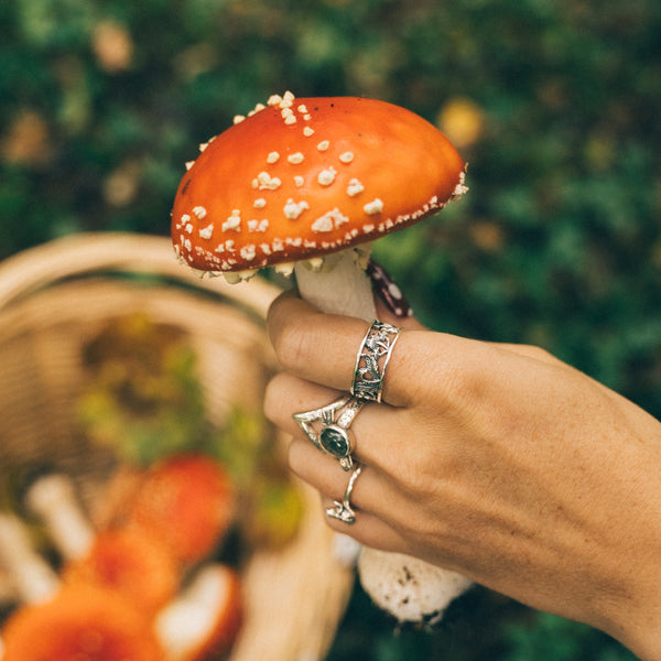 FERN & FUNGI - Sterling Silver Ring
