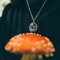 FABLE - Moss Agate & Sterling Silver Necklace