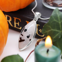 PHANTOM - Sterling Silver & Black Tourmaline in Quartz Necklace