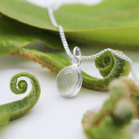 MEADOW - Sterling Silver & Prehnite Necklace